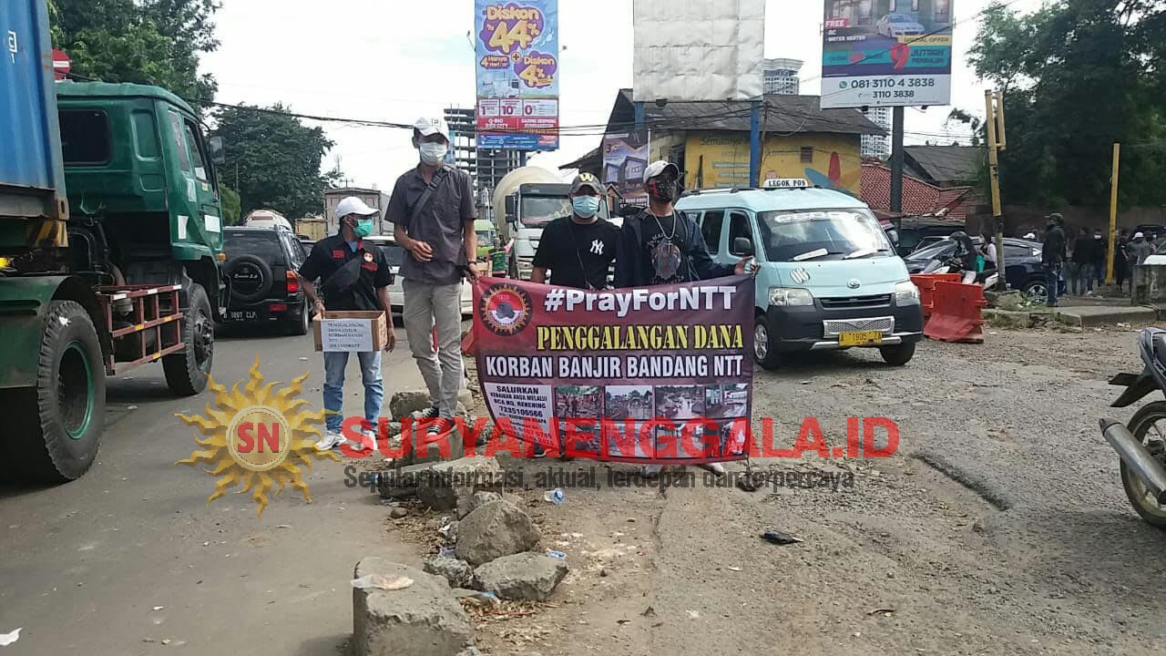 Peduli Bencana Alam Provinsi NTT Organisasi ITB (Indonesia Timur Bersatu) Adakan Kegiatan Sosial Penggalangan Dana