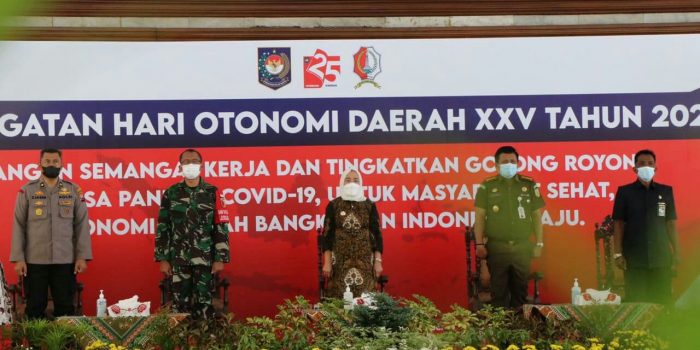 Bupati Bojonegoro Peringati Hari Otonomi Daerah Ke-25 Secara Virtual