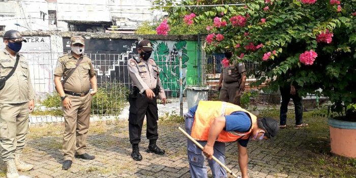 Tiga Pilar Tambora Saat Giat Ops Yustisi, Sebanyak 58 Warga Tambora Terjaring