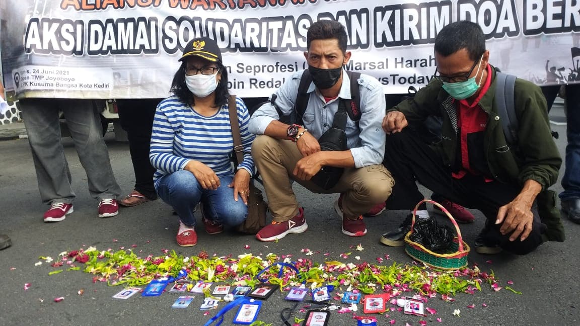 Aliansi Jurnalis Sekarisedenan Kediri Siap Kawal Proses Hukum Kasus Penembakan Wartawan