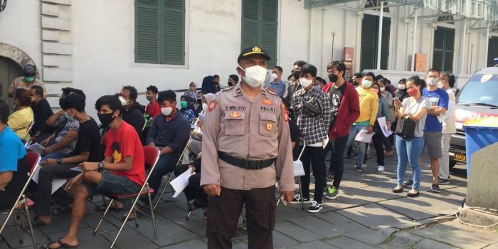 Polres Metro Jakarta Barat, Sebanyak 500 Orang Jalani Suntik Vaksin di Gerai Presisi