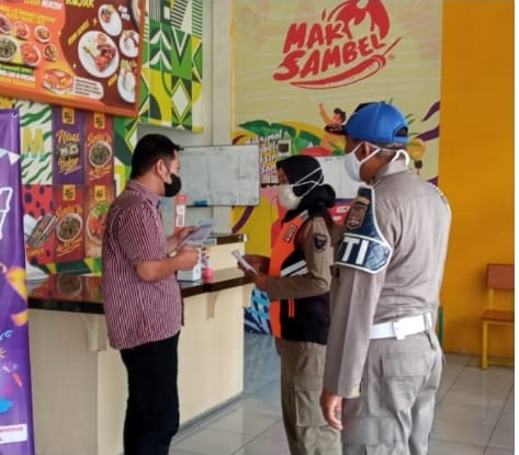 Satpol PP Kota Kediri Gelar Operasi Yustisia, Maksimalkan Prokes Jelang PPKM