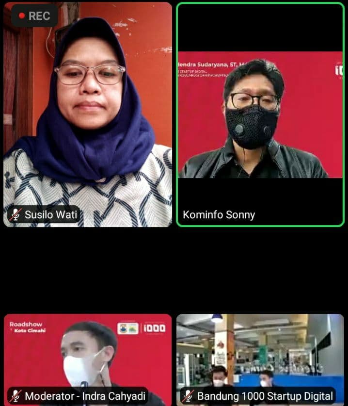 Tingkatkan Ekonomi Digital, Pemkot Cimahi Bekerjasama Dengan Kemenkominfo Gelar Roadshow Gerakan Nasional 1000 Startup