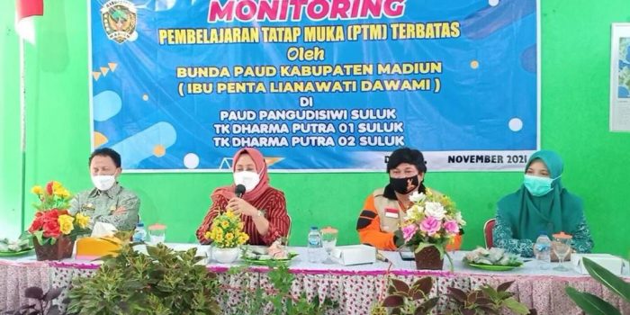 Kunjungan Kerja Pembelajaran Tatap Muka Bunda PAUD Di Desa Suluk