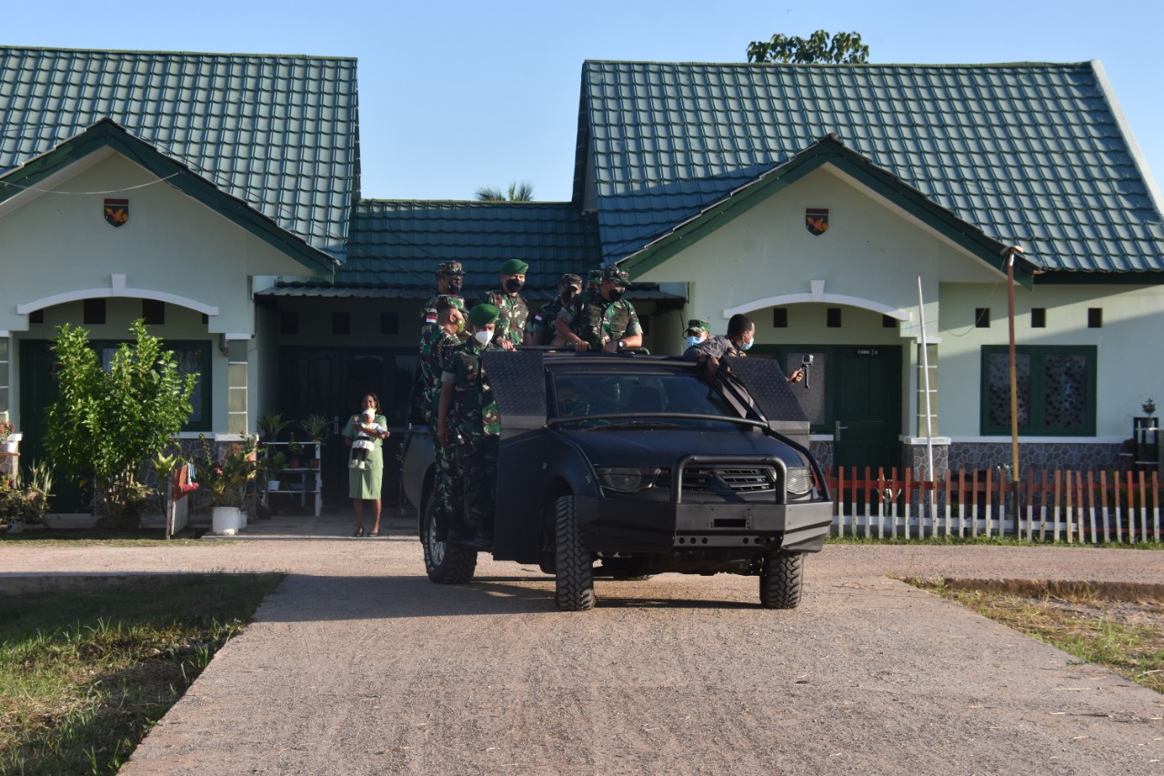 Danrem 174/ATW Sambut Pangdam XVII/Cenderawasih Saat Kunjungan Di Merauke