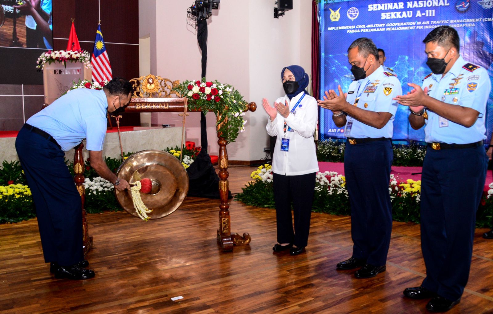 Gelar Seminar Nasional, PasisSekkau A-111 Bahas Civil-Military Cooperation In Air Traffic Management (CMAC)