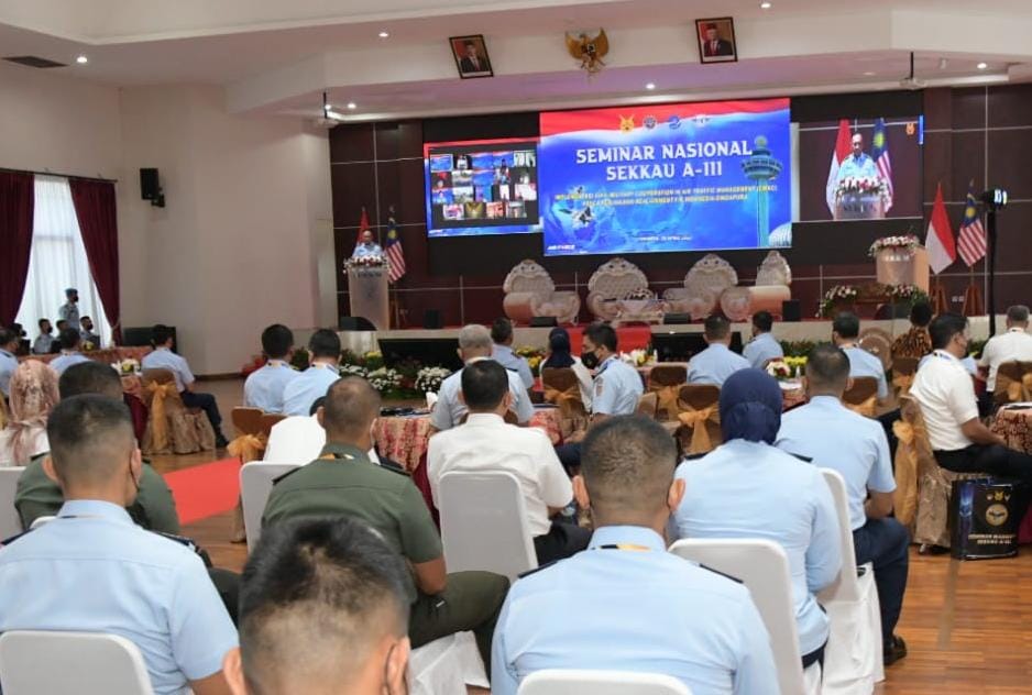 Gelar Seminar Nasional, PasisSekkau A-111 Bahas Civil-Military Cooperation In Air Traffic Management (CMAC)