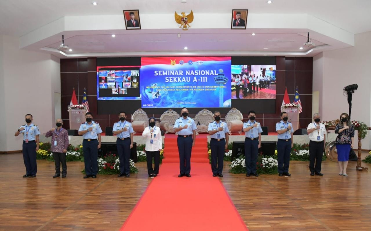 Gelar Seminar Nasional, PasisSekkau A-111 Bahas Civil-Military Cooperation In Air Traffic Management (CMAC)