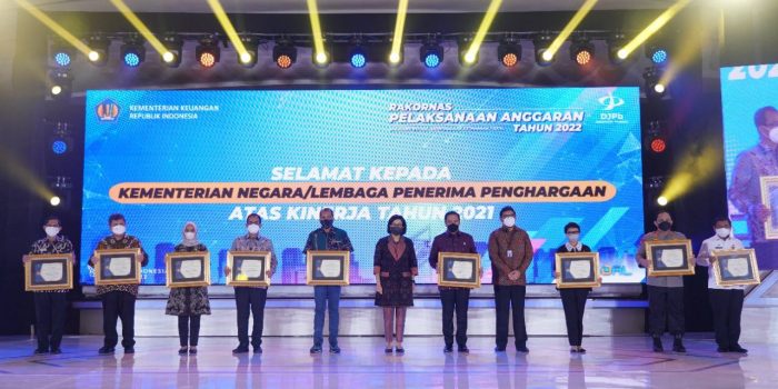 Kemenkumham Peroleh Penghargaan Kinerja Anggaran Predikat Sangat Baik