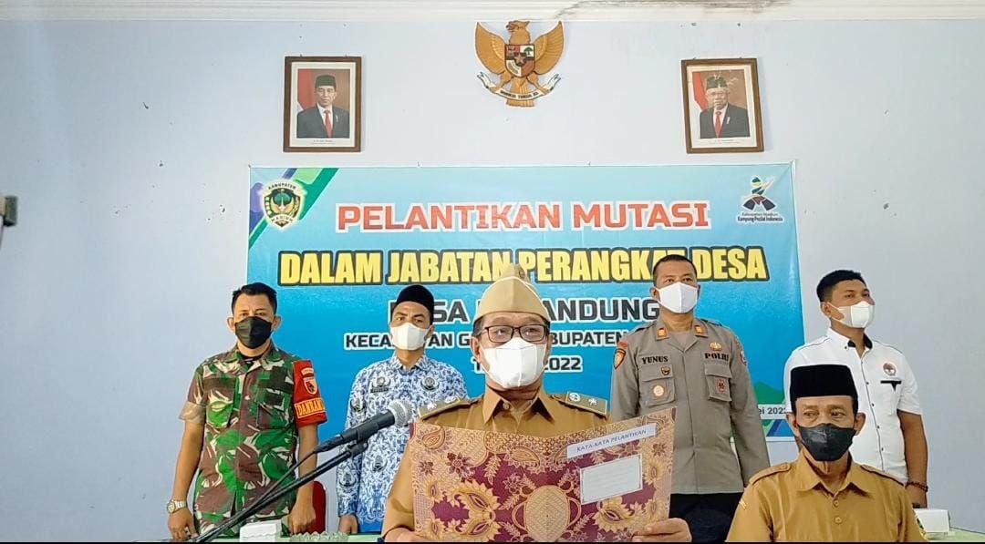 4 Perangkat Desa Nglandung Resmi Dilantik & Diambil Sumpah Jabatan