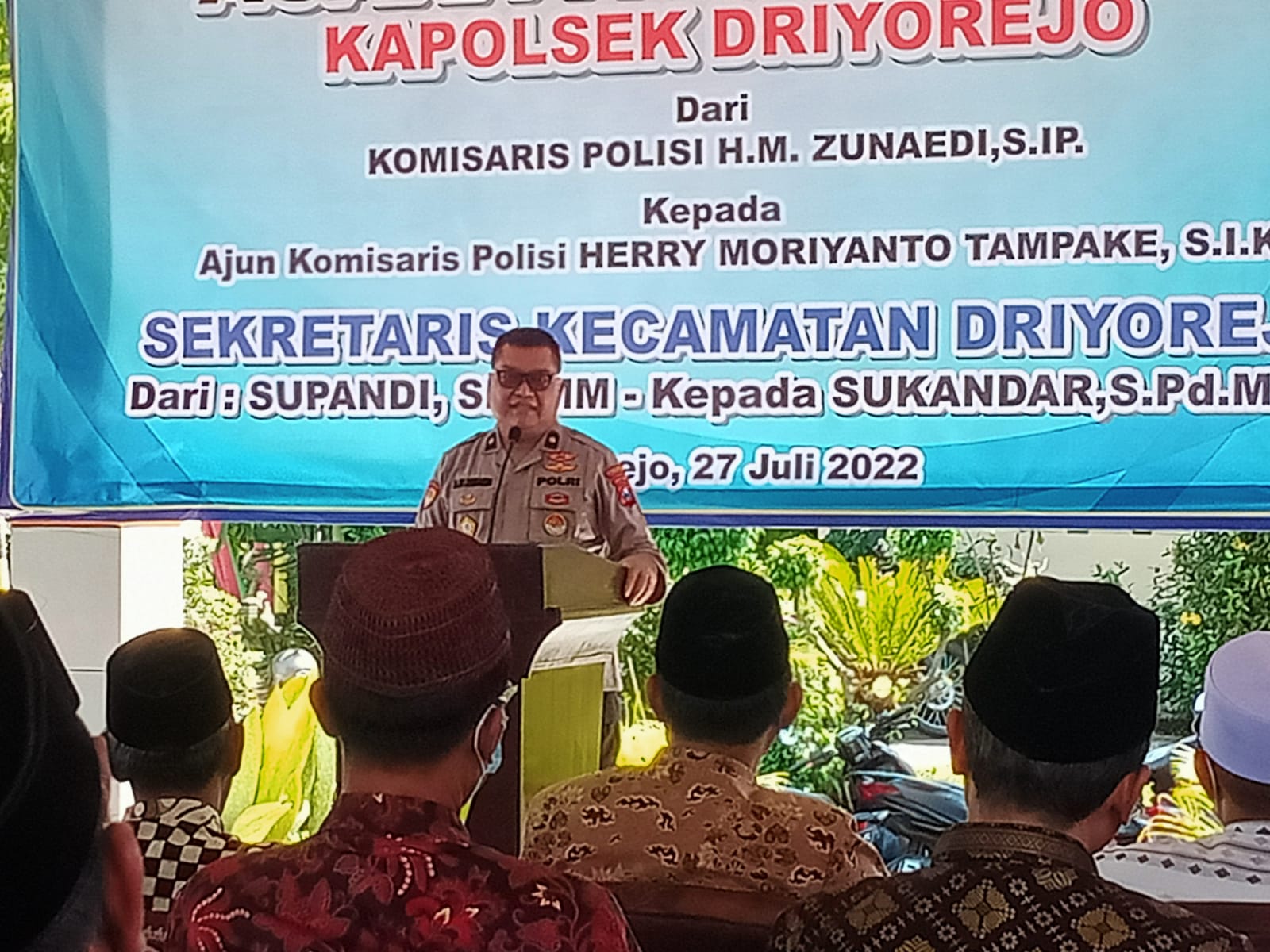 Pamit Kenal Kapolsek Driyorejo 