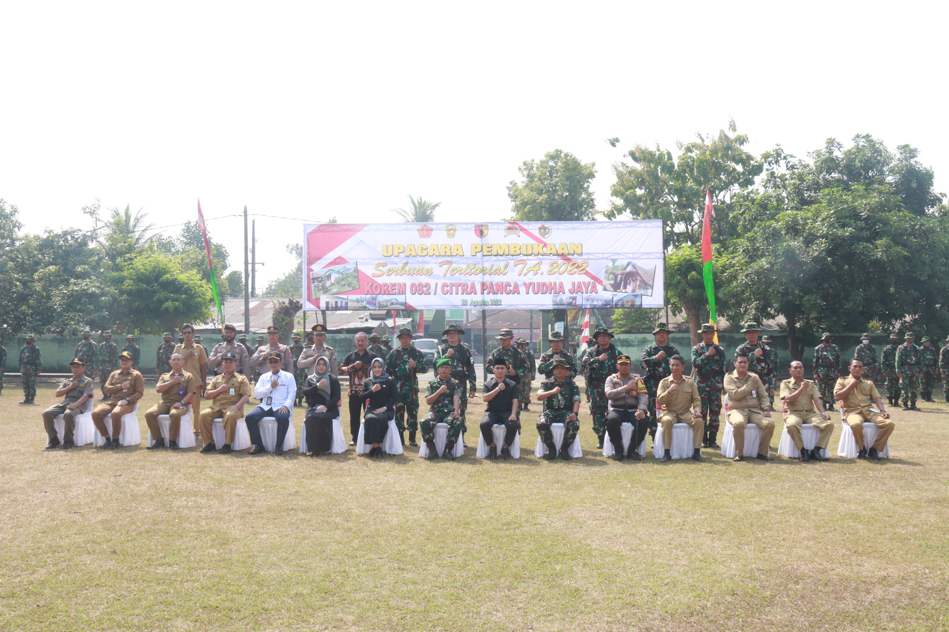 Bupati Mojokerto Hadiri Pembukaan Serter TNI Korem 082/CPYJ