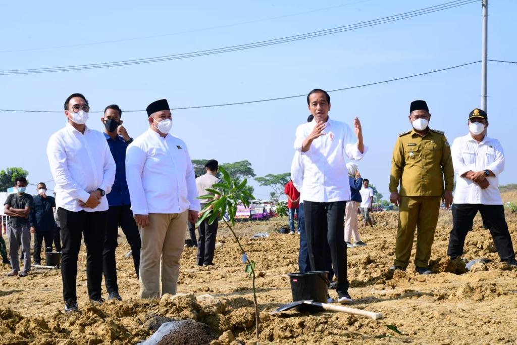 Jokowi Luncurkan Lumbung Pangan dan Taksi Alsintan Gresik