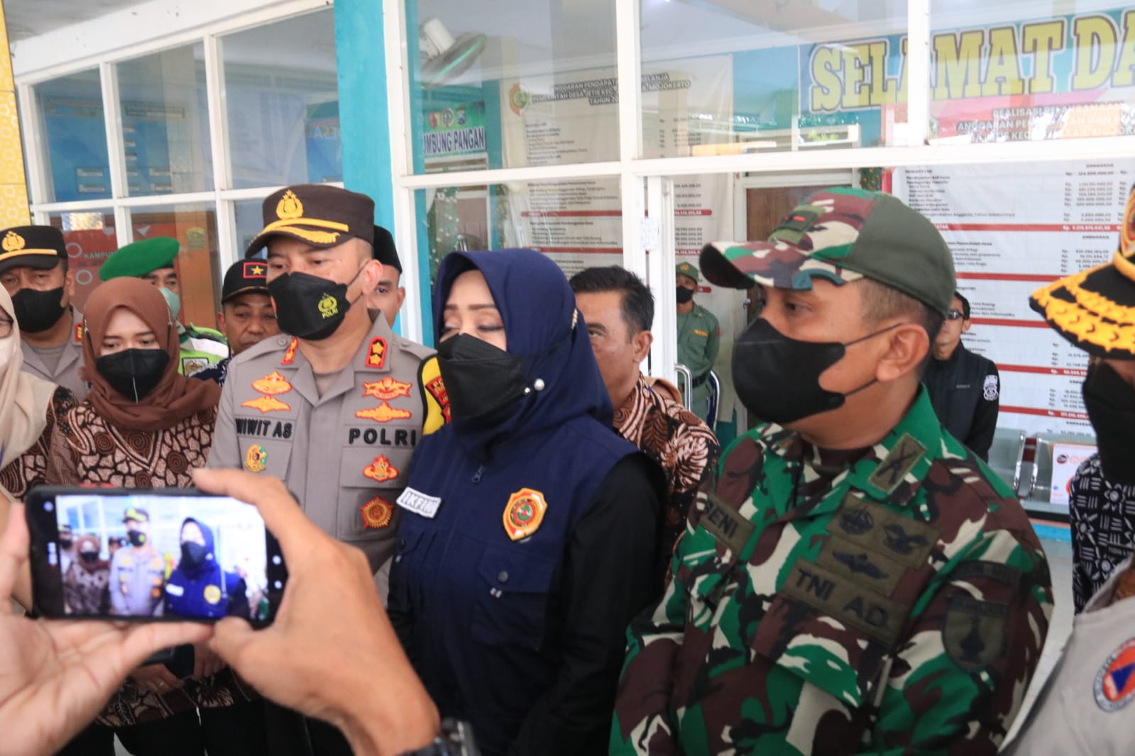 Bupati Mojokerto bersama Forkopimda Kabupaten Mojokerto Gelar Patroli Kesiapan Pilkades Serentak