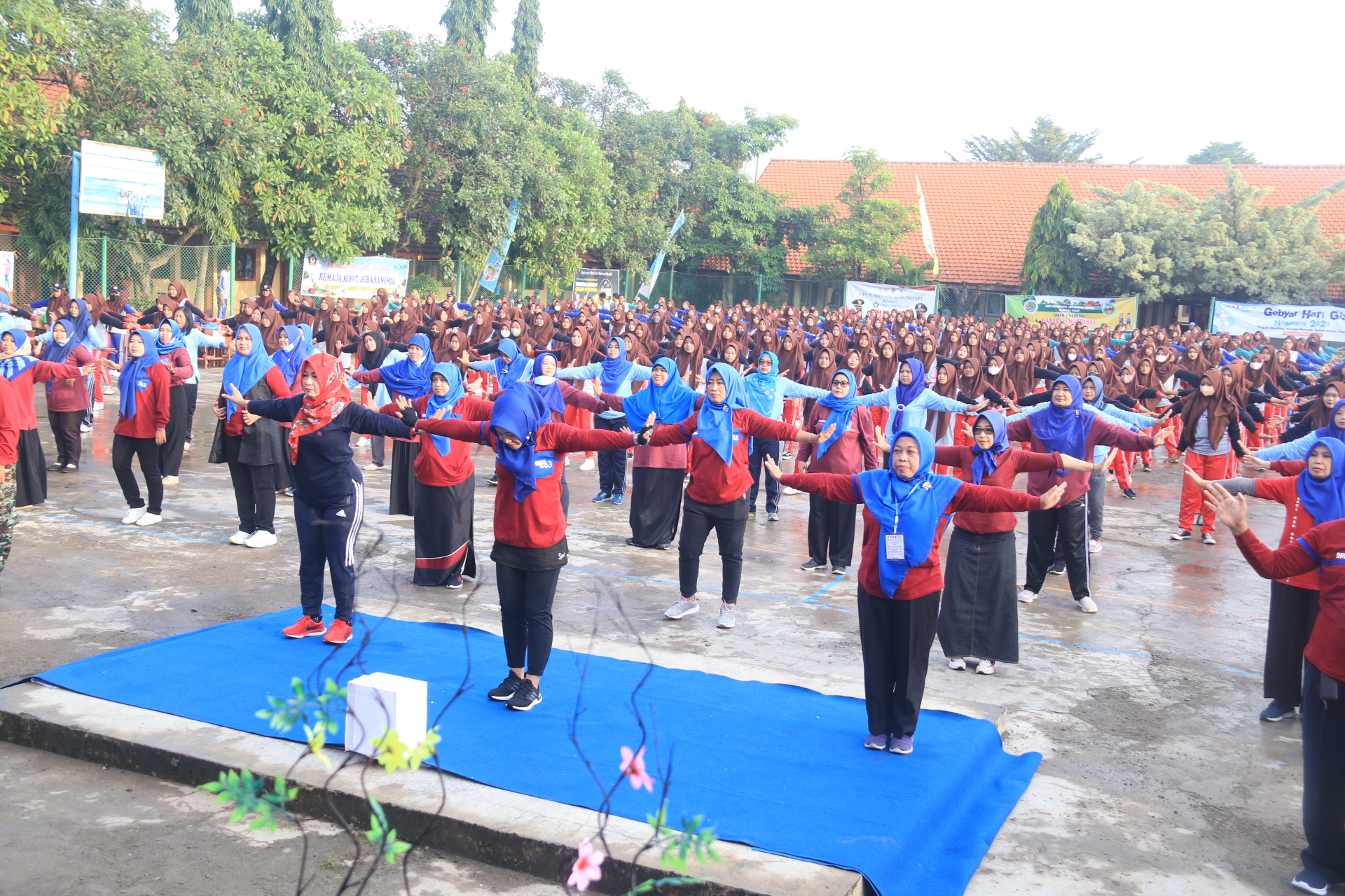 Gebyar Hari Gizi Nasional 2023, Bupati Mojokerto Ajak Rematri Minum TTD