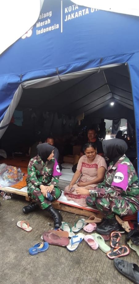 Pusat Psikologi TNI Terjunkan Tim Psikososial Untuk Bantu Penyintas Tragedi Plumpang