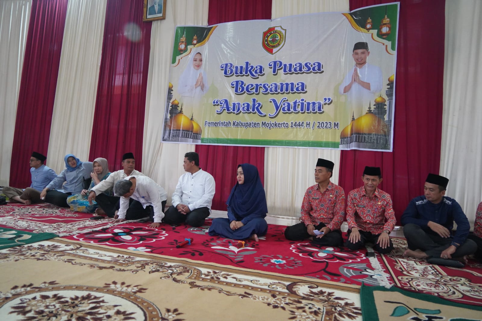 Pemkab Mojokerto Beri Santunan Kepada 200 Anak Yatim di Wilayah Kecamatan Mojosari