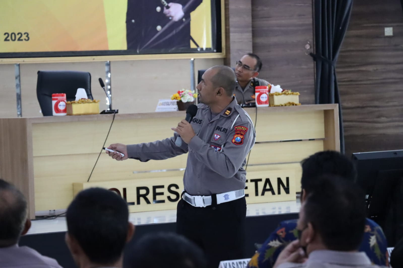 Samakan Pola Pikir Dan Pola Tindak, 270 Personil Polres Magetan Gelar Latihan Praops Ketupat Semeru 2023,