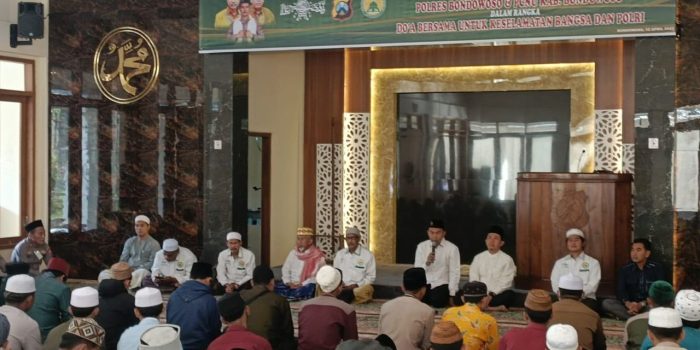 Polres Bondowoso Bersama PCNU Gelar Khotmil Qur'an, Pertebal Iman di Bulan Ramadhan 1444 H