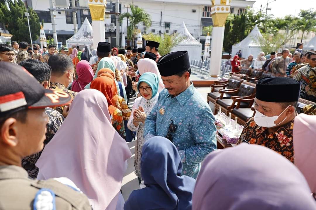 Hari Kedua Masuk Kerja Pasca Lebaran, Wali Kota Gelar Halal Bihalal Dengan Pegawai Pemkot Madiun