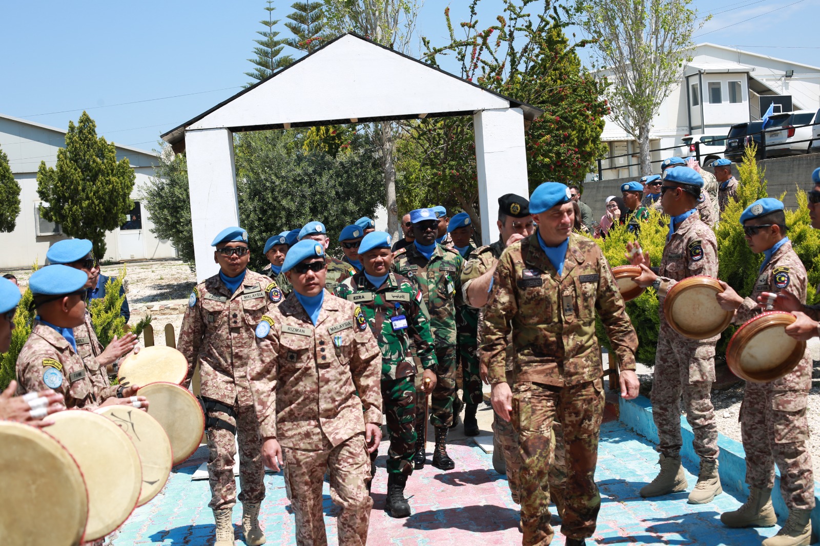 Dansatgas FHQSU XXVI-01 Hadiri Medal Parade Malbatt