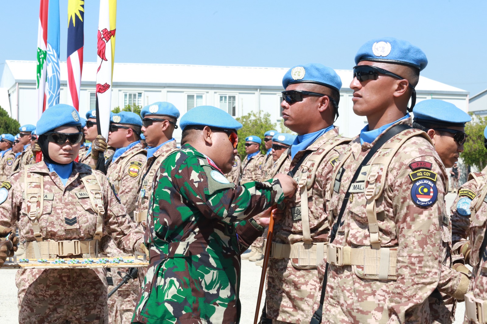 Dansatgas FHQSU XXVI-01 Hadiri Medal Parade Malbatt