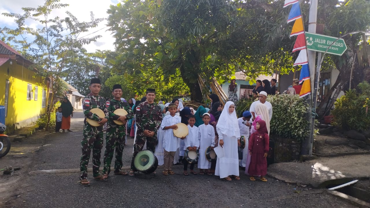 Satgas Yonarmed 1 Kostrad Ramaikan Perayaan Idul Adha Di Daerah Penugasan