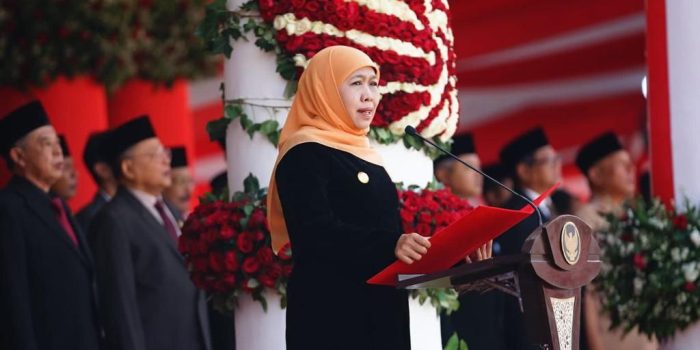 Gubernur Khofifah Ingatkan Generasi Muda Pancasila Adalah Perekat Dan Pentingnya Memahami Keberseiringan Antara Religiusitas dan Nasionalisme