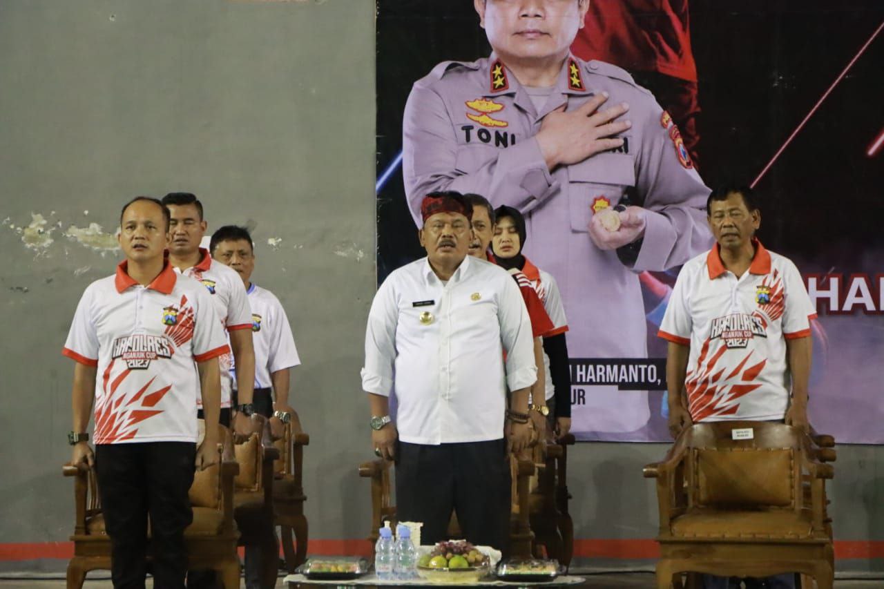 Turnamen Bulu Tangkis Kapolres Nganjuk Cup 2023 Resmi Dibuka Dimeriahkan Peserta Lokal dan Luar Kota