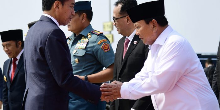 Menhan Prabowo Lepas Keberangkatan Presiden Jokowi ke India