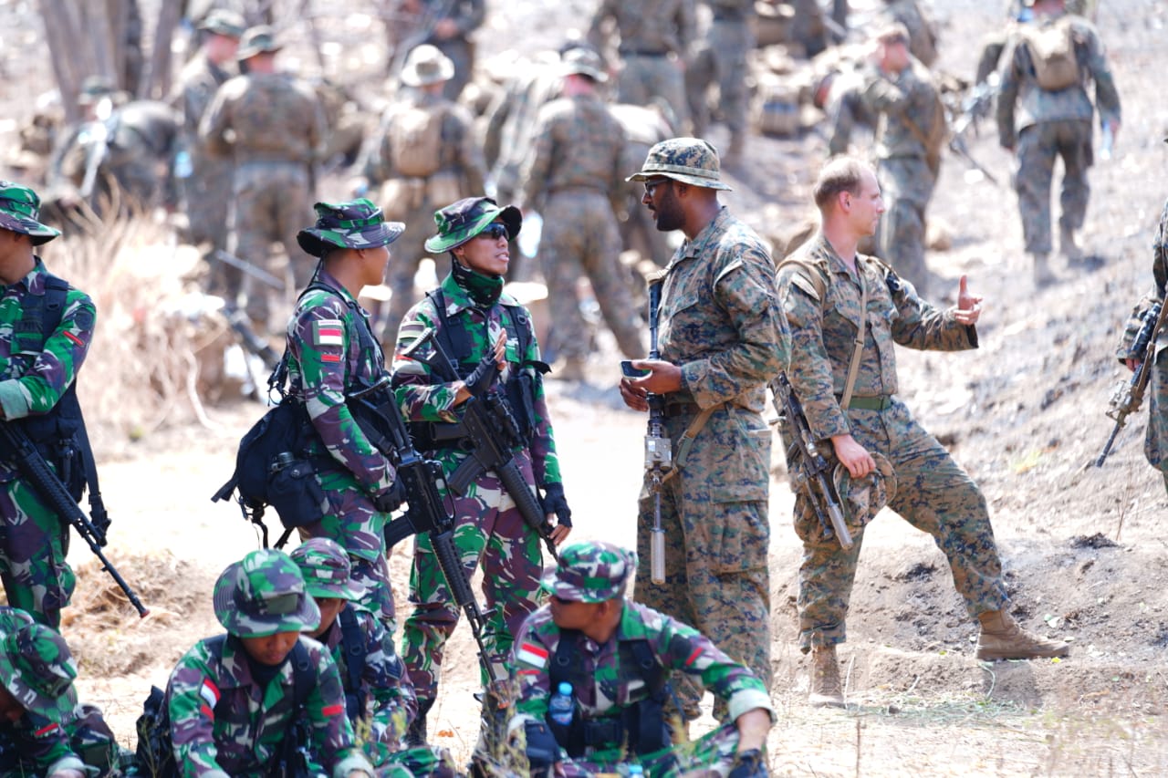 Pertajam Teknik dan Naluri Bertempur, Pasukan TNI dan US Gelar Latihan Ambush