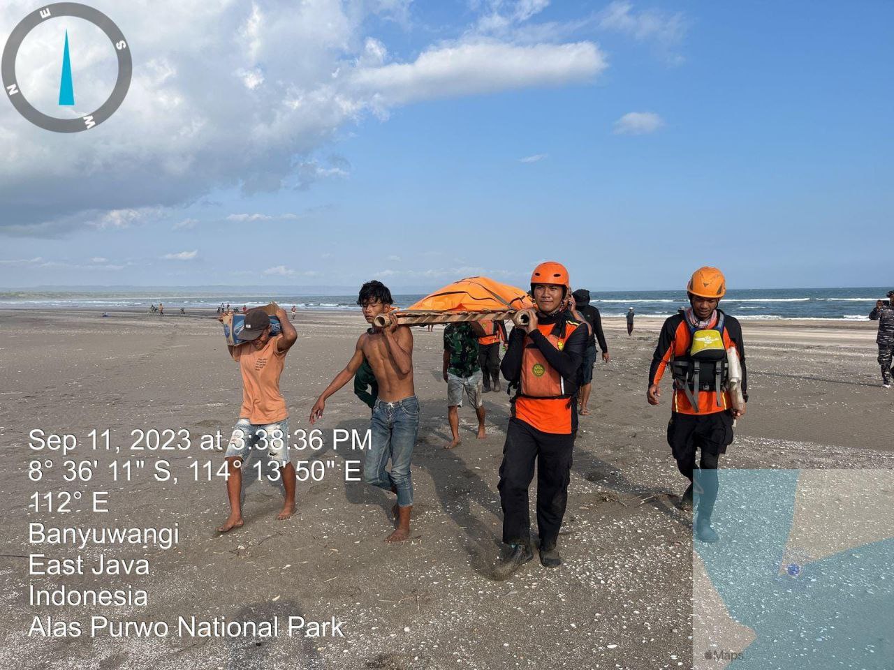 Tolip Ditemukan, Operasi SAR Terhadap 5 ABK Hilang Di Pantai Grajagan Banyuwangi Ditutup