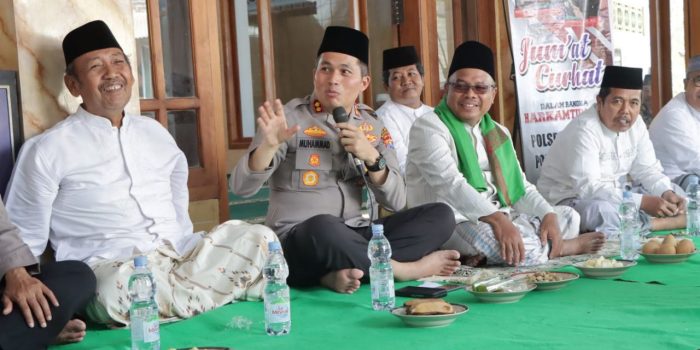 Gelar Program Jum’at Curhat, Kapolres Nganjuk Perkenalkan Program Ilmu Semeru Polda Jatim