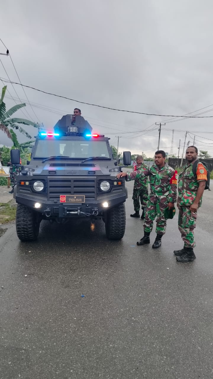 Jelang Pemilu 2024, Kodim 1710/Mimika Gelar Patroli Gabungan Antisipasi Kerawanan