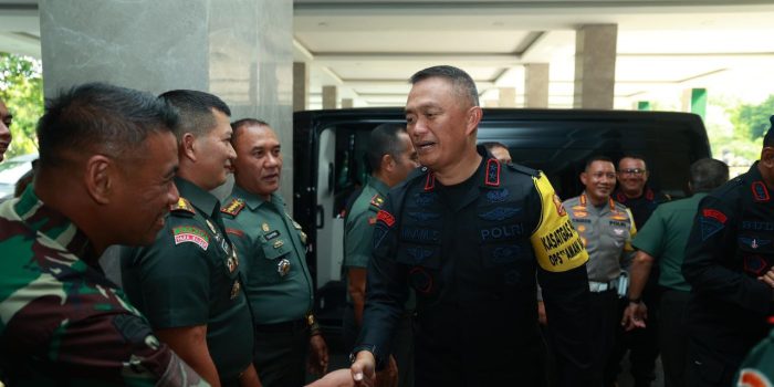 Sinergitas TNI-Polri Kawal Pemilu Damai 2024, Kapolda Jatim Kunjungi Kodam V Brawijaya