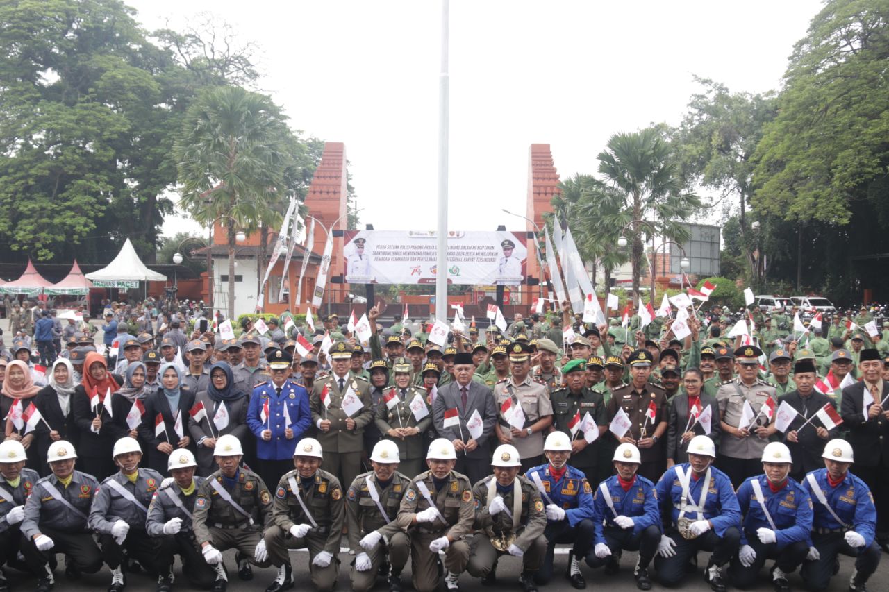 Peringati HUT SATPOL-PP ke-74, Bupati Ikfina Harapkan Kualitas Tugas Abdi Negara Terus Ditingkatkan