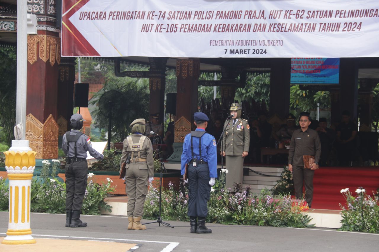 Peringati HUT SATPOL-PP ke-74, Bupati Ikfina Harapkan Kualitas Tugas Abdi Negara Terus Ditingkatkan