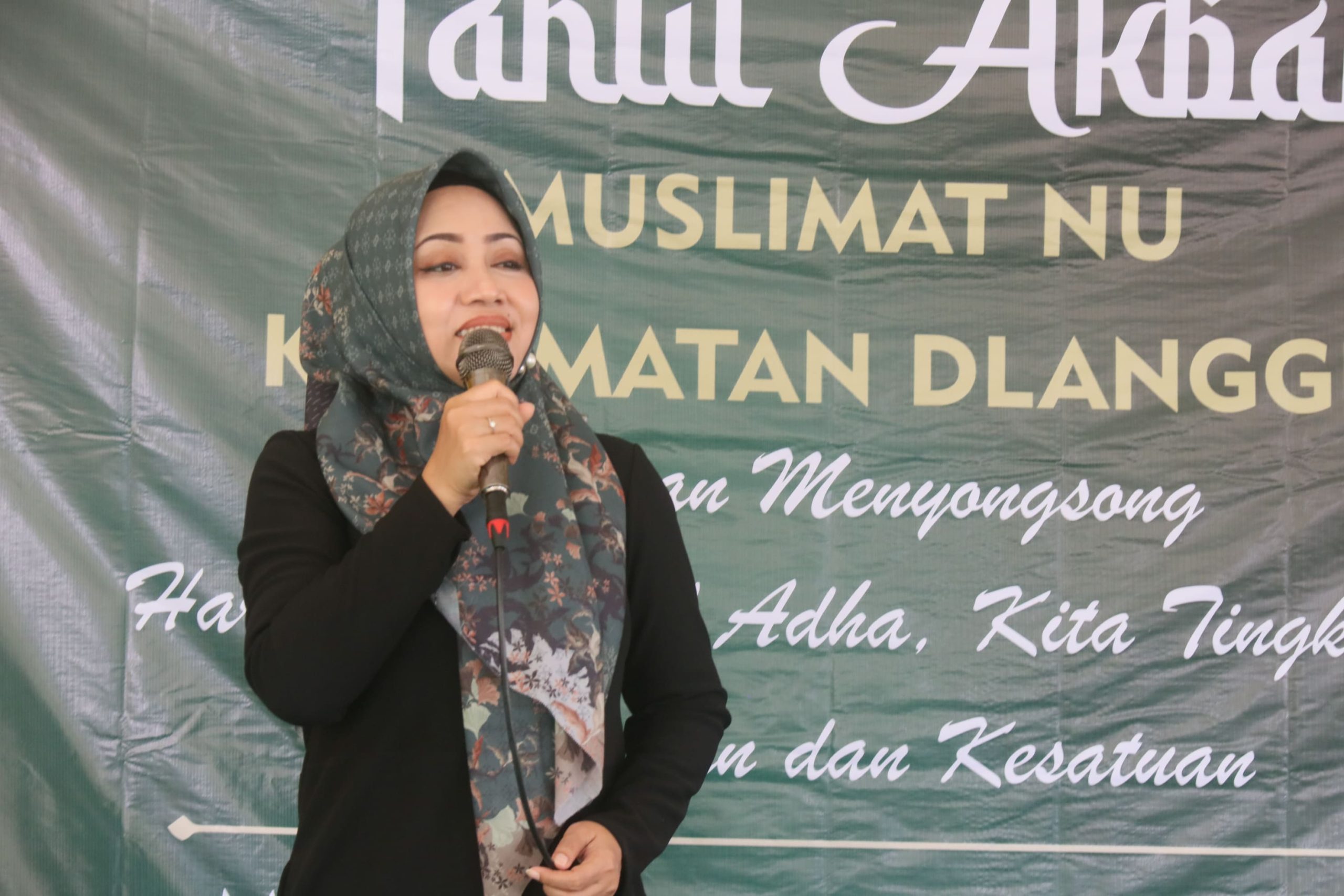 Gelar Tahlil Akbar Muslimat NU, Bupati Ikfina Ajak Masyarakat Selalu Bersyukur dan Bersedekah